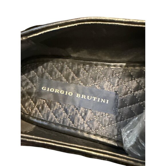 Giorgio Brutini Mens Black Velvet Quilted Slip-On Loafers Size 11M, NWT main image 5